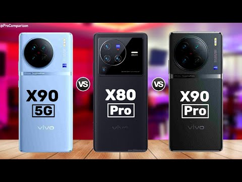 VIVO X90 vs VIVO X80 Pro vs VIVO X90 Pro || Comparison