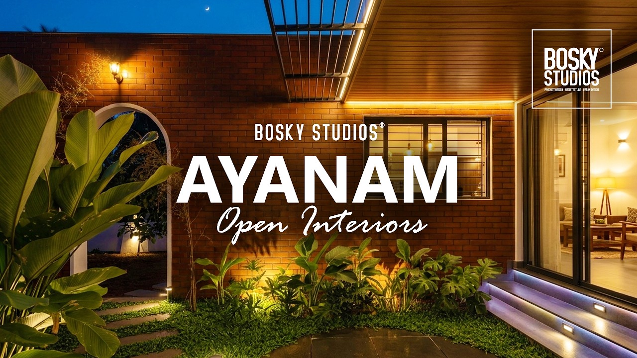 AYANAM 🏡 A Tropical Home By BOSKY STUDIOS® Tropical Architecture