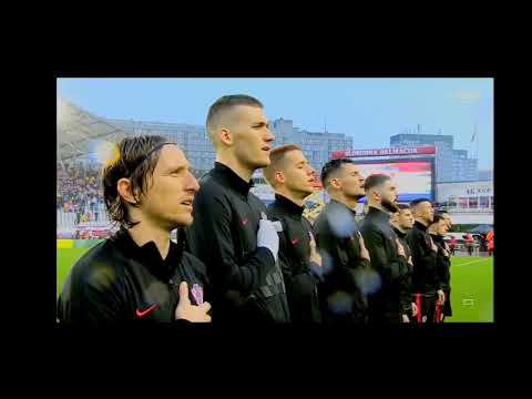 Croatia National Anthem (vs Russia) - FIFA World Cup 2022 qualifying