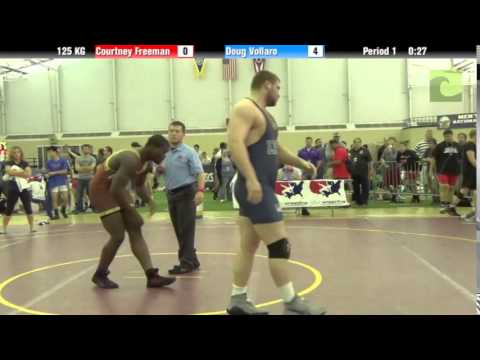 Men`s Freestyle 125 KG Courtney Freeman vs. Doug Vollaro