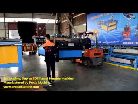 Two auto duct line 3 shipping with Duplex TDF flange machines