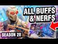 All Buffs Nerfs Season 28 Fuse Catalyst Buffed Hardlight Additions Explained