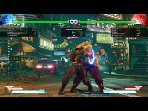 SFV - Anti-Nash V-Reversal with Nash (no throw reaction)