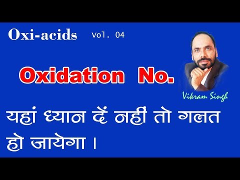 Oxiacids Part 04 Finding oxidation No of Oxiacids vikram hap chemistry Video