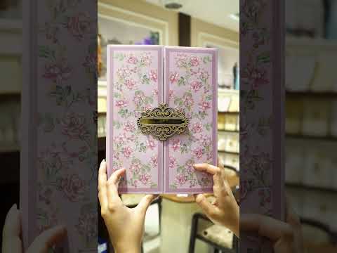 Pink Door Nameplate Wedding Card  #weddingcards #weddinginvitation #marriageinvitation