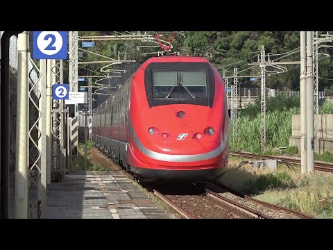 Transiti dei Frecciarossa a Favazzina - Sud Italia