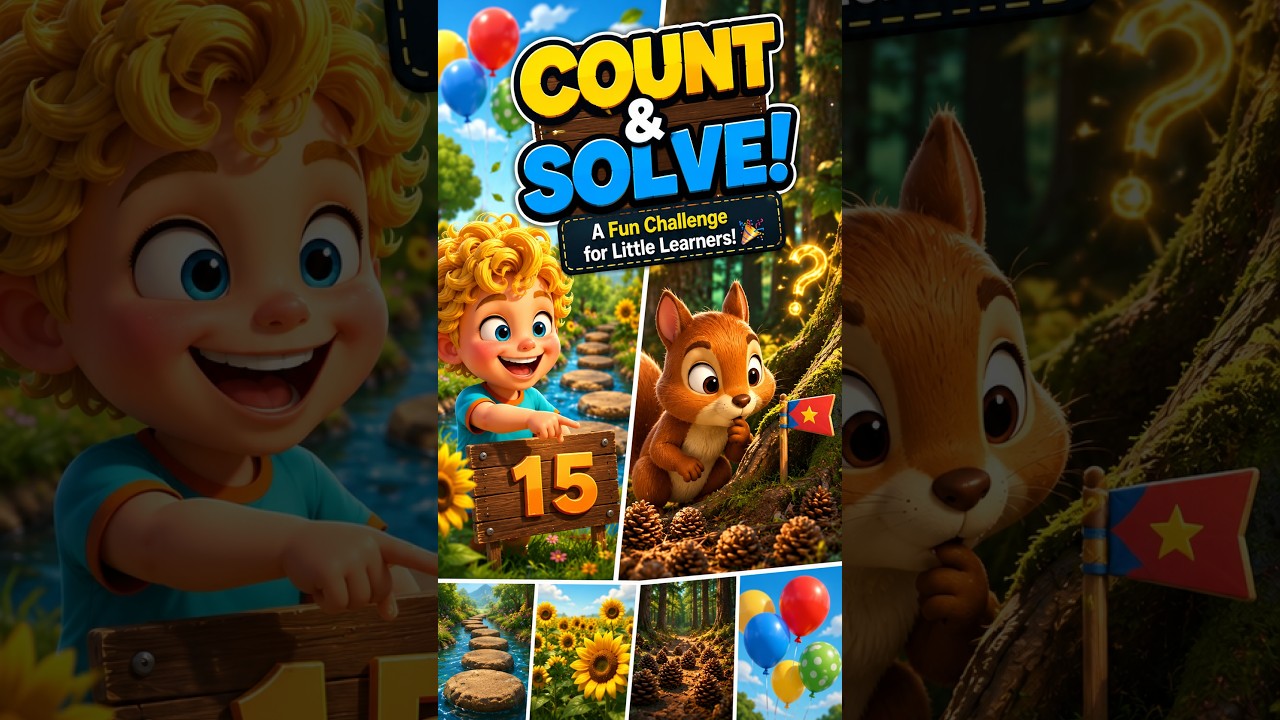 Can YOU Find All 20 Numbers?! Leo’s Challenge! Non-Stop Fun! and Number Adventure! #Shorts #animated