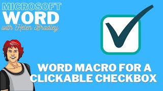 Word - Clickable Checkbox Macro - Insert a handy checkbox into any document