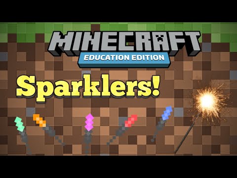 🧪 How to make all 5 SPARKLERS!  |  Minecraft Education Edition