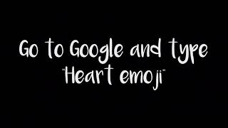 ♡How to copy and paste hearts into your writing on mobile ♡ (The easy way) GlitterGirlGoDIYS ♡