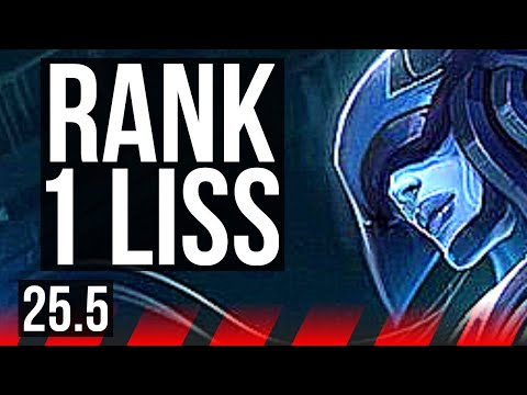 LISSANDRA vs PANTHEON (TOP) | Rank 1 Liss, 4/1/5 | KR Challenger | 25.5