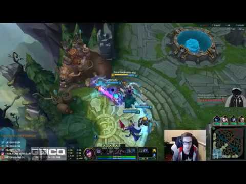S6 Challenger Server Ranked Gameplay  Bjergsen as Syndra vs Malzahar Mid
