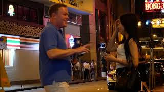 Hong Kong nightlife - Working girls and Ladyboy hunting for customers