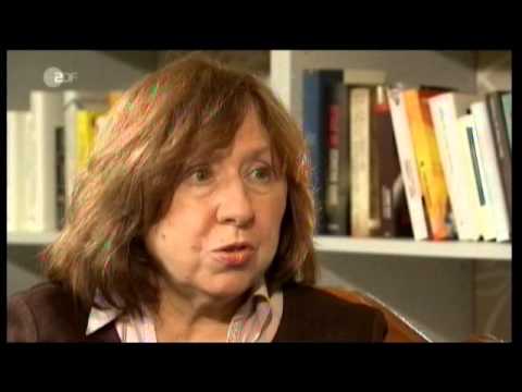 Swetlana Alexijewitisch in der Sendung "Das blaue Sofa"