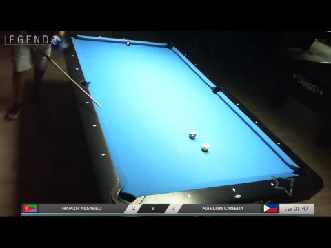 The Legend's Club 3rd Tournament - 10 Ball | Final |  Marlon Caneda  Vs  Hamzh Alsaeed