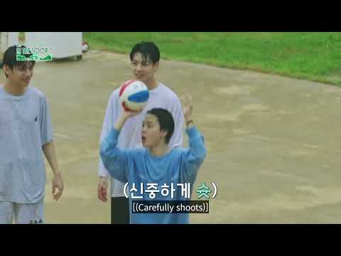 Taehyung Jimin and Jungkook Played Basketball In The Rain Heal Me.