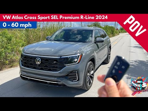 Volkswagen Atlas Cross Sport 2024 // Exhaust Sound & 0-60 [POV-4K]
