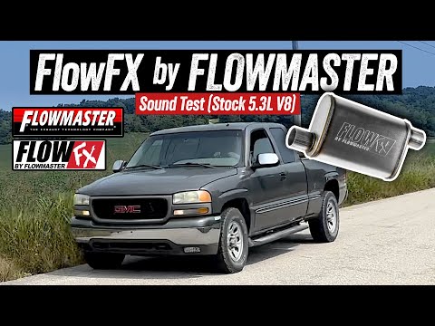 Flowmaster FlowFX Muffler Sound Tests - 02 GMC Sierra - 5.3L V8