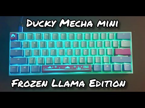Ducky Mecha Mini Frozen Llama Edition Keyboard Unboxing || First Look || SONIC GAMING PC