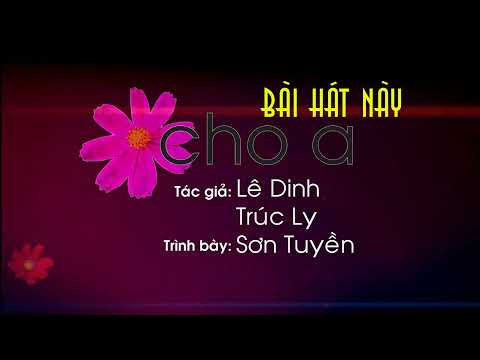 Thể hiện bởi Sơn Tuyền
