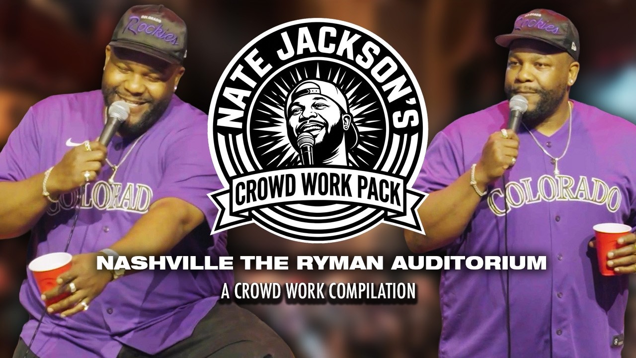 Nate Jackson Crowd Work Pack Nashville The Ryman Auditorium