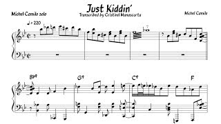 Michel Camilo - Just Kiddin' (transcription)