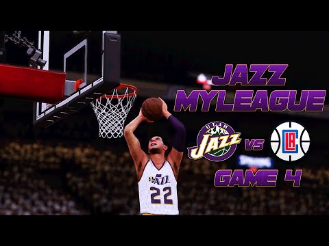 NBA 2k16: Jazz MyLeague at Clippers [S4, Ep. 28] - ROUND 1 GAME 4
