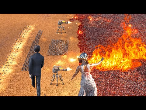 5 million zombies, Mongol & orc warriors attacked on Strategic Delta Force ! UEBS 2