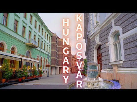 🇭🇺 Kaposvár | 4K Walking Tour Hungary