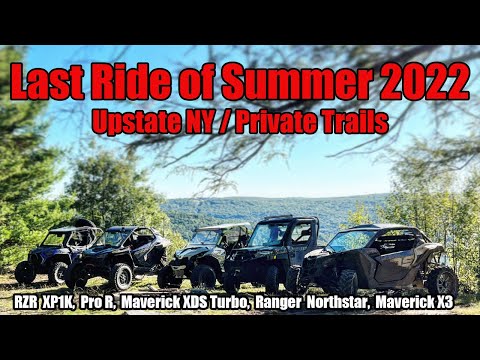 Epic End to Summer: Our Last SXS Ride of Summer 2022 on Upstate NY's Private Hidden Trails