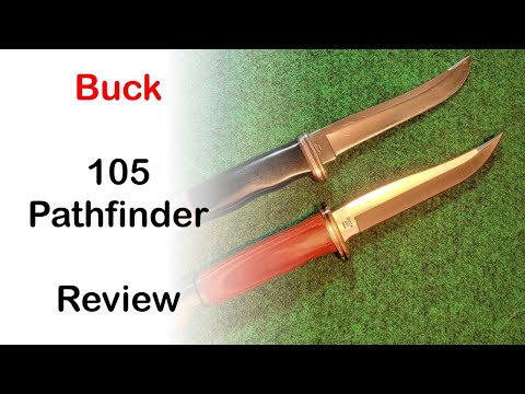 Review of the Buck 105 Pathfinder Fixed Blade Knife #buck