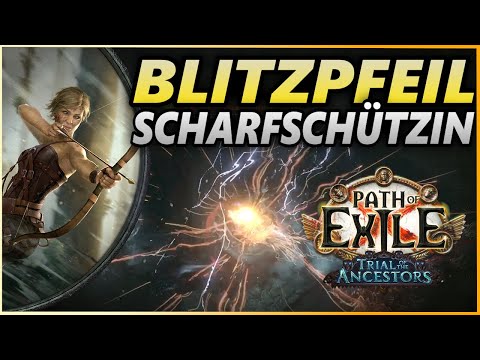 [3.23] Mein liebster Bogen-Build! | Blitzpfeil - Scharfschützin (LA - Deadeye) | Path of Exile
