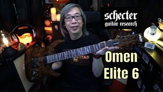 Video thumbnail for Schecter Omen Elite 6   Charcoal by Jon is just TOO LouD!!