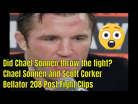 Chael Sonnen and Scott Coker Bellator 208 Post Fight Press Conference Clips