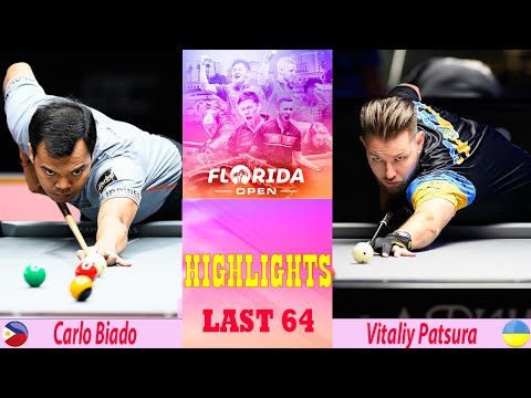 LAST 64 | Carlo Biado vs Vitaliy Patsura | Florida Open Pool Championship