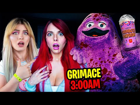 NEVER TRY a GRIMACE SHAKE at 3 AM😰​🟣​ The CURSED DRINK IS BACK!!☠️ @dipssybunny ​