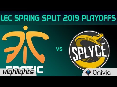 FNC vs SPY Highlights Game 3 LEC Spring 2019 Playoffs Fnatic vs Splyce LEC Highlights By Onivia