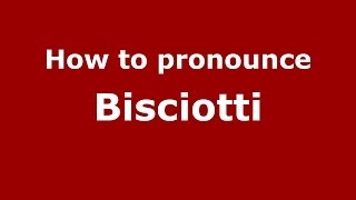 How to pronounce Bisciotti