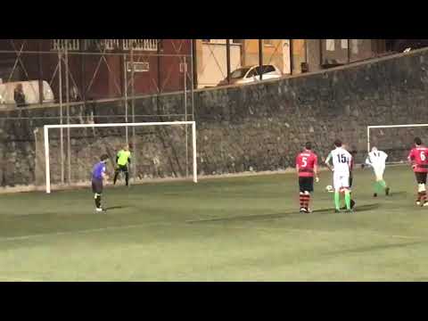 Penalti parado por Curtu, San Juan - Añaza