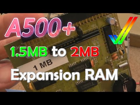 Commodore Amiga A500+ Expansion 512KB to 1MB (2MB Chip)