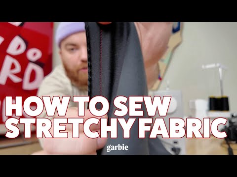 How to Sew Stretchy Fabric on a Singer Heavy Duty | How to Start Sewing | Garbie