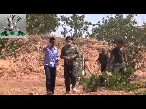 استهداف تمركز عناصر تنظيم داعش في منطقة المداجن في ريف حلب الشمالي من قبل تجمع ألوية فجر الحرية