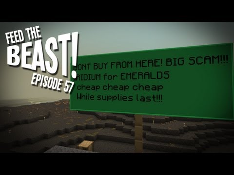 Feed The B-Team! Ep57 - "Shopping Spree!" Feed The Beast Modpack