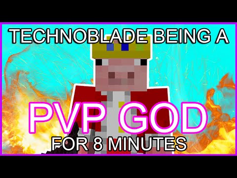 Technoblade being a PVP God for 8 Minutes Straight
