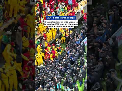 Sur le terrain, les joueurs sénégalais ont menacé de rentrer aux vestiaires #can #can2025 #maroc