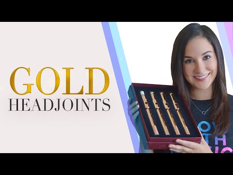 Gold Flute Headjoints!!