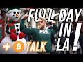 X-MAS IN LA | GOLD'S GYM + BITCOIN TALK #2