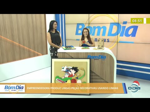 Empreendedora produz lindas peças decorativas usando linhas 03 12 2021