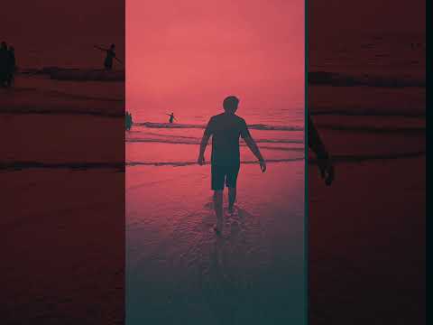 Sunset serenity|calming waves and relaxing hours|#beach #youarethereason #sunset #shorts #dubai