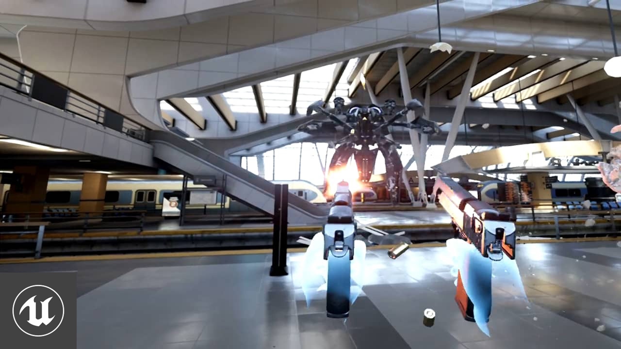 Bullet Train VR Demo by Epic Games on Oculus | Unreal Engine - YouTube